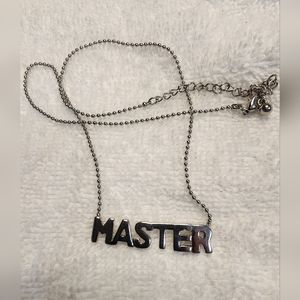 SILVER TONE MASTER NECKLACE